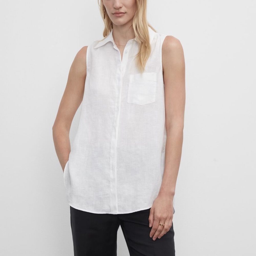 Linen Tunic - Brand New - NEVER WORN - White